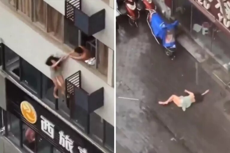 kocasini metresiyle yakalayan kadin 4 kattan atladi AcNSrULA