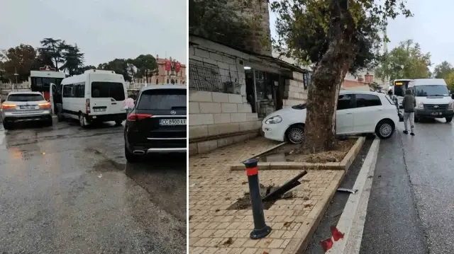 edirnede yola dokulen yag zincirleme kazaya yol acti dort arac birbirine girdi haTsZO8C