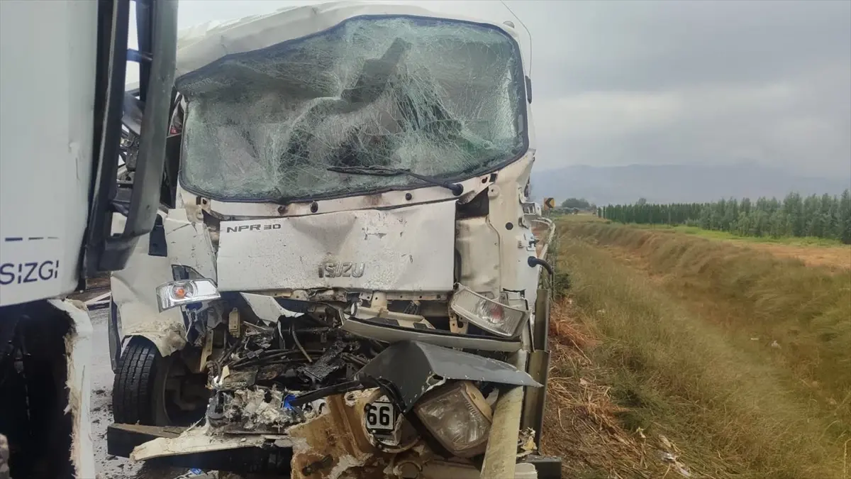 odemiste sut kamyonu kazasi 1 yarali IrmCVJMu