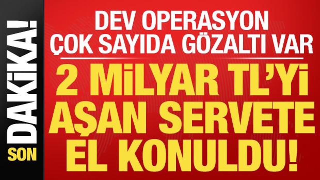 Son dakika haberi: Showbahis çetesi çökertildi: 2 milyar TL’yi aşan servete el konuldu!