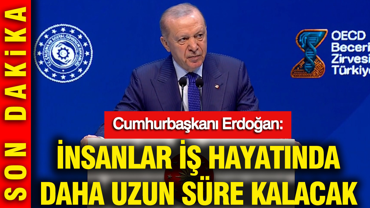 Cumhurbaşkanı Erdoğan, OECD Beceriler Zirvesi’nde Geleceğin İş Hayatını Değerlendirdi
