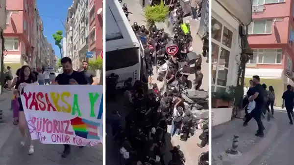 İstanbul Onur Yürüyüşü’ne polis müdahalesi: Çok sayıda kişi gözaltına alındı!